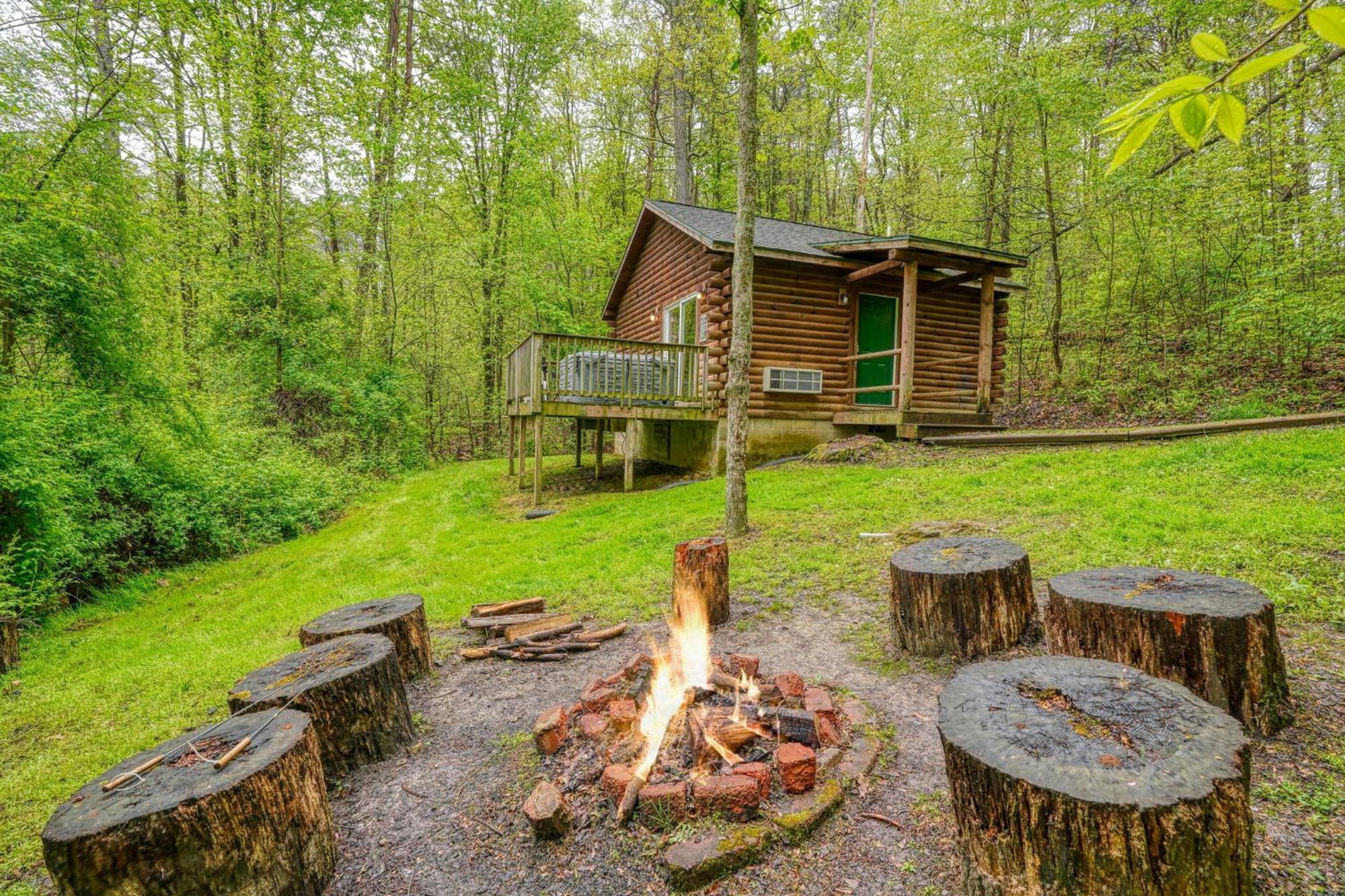 Blue Rose Cabins - Big Woody Cabin Logan Dış mekan fotoğraf